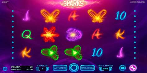 Игровой автомат Sparks (Вспышки) играть бесплатно онлайн
